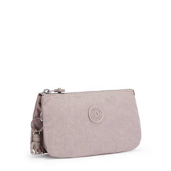 Kipling Creativity Large Fashion Pouch Bags Grey Gris | CA 2078MQ